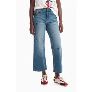 Wide Leg Women's Jeans Desigual Mickey image-2
