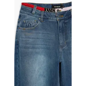 Loose women's jeans Desigual Belt image-4