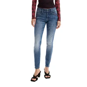 Jeans ajustados mujer Desigual image-1