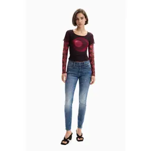 Jeans ajustados mujer Desigual image-2