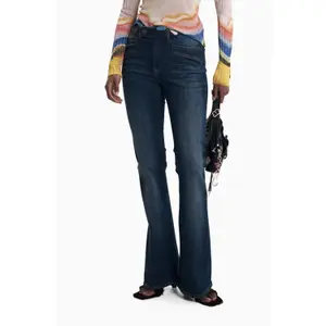 Wide Leg Women's Jeans Desigual HIB image-1