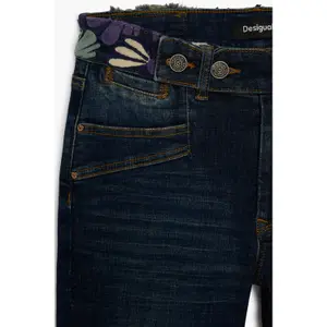 Wide Leg Women's Jeans Desigual HIB image-4