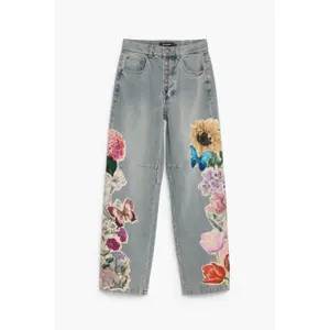 Løse jeans til kvinder Desigual Bucket