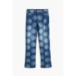 Wide Leg Women's Jeans Desigual Flow