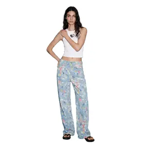 Wide Leg Women's Jeans Desigual