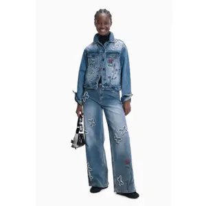 Jeansjacke Damen Desigual Butterfly image-1