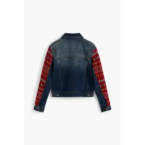 Jeansjacka för kvinnor Desigual Etnica image-2
