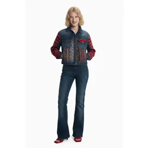 Jeansjacka för kvinnor Desigual Etnica image-1