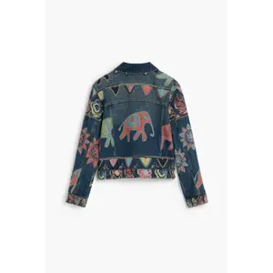 Women's denim jacket Desigual Elefant image-2