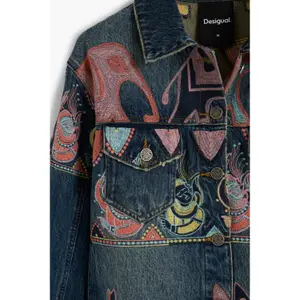 Women's denim jacket Desigual Elefant image-3