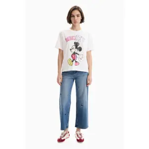 Dames-T-shirt Desigual Mickey image-1