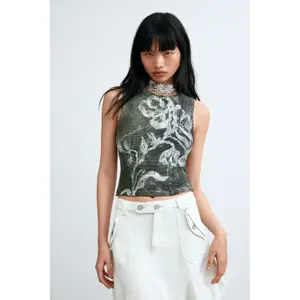 Damen T-Shirt Desigual Velour image-1