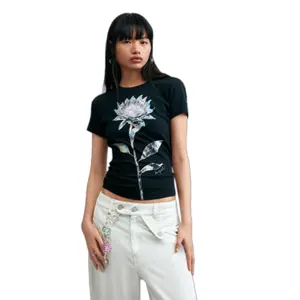 Γυναικείο T-shirt Desigual avec imprimé floral image-0