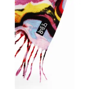 Écharpe femme Desigual Inca Cork Fur Big image-2