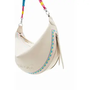 Sac à bandoulière moyen broderies femme Desigual image-3