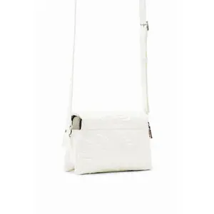 Bolso pequeño iridiscente logotipos mujer Desigual image-3