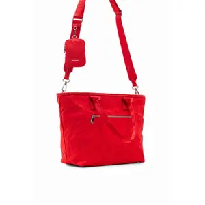 Grande bolsa bordada para mulheres Desigual image-2