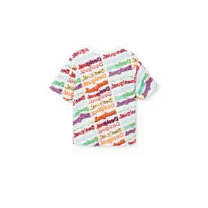 Girl's 3d logo t-shirt Desigual image-1