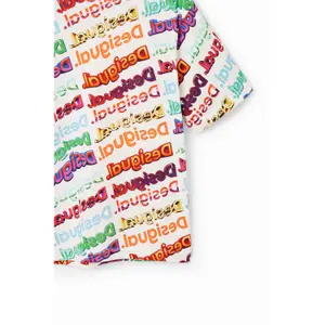 Girl's 3d logo t-shirt Desigual image-2