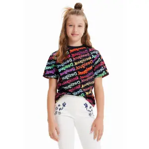 Girl's 3d logo t-shirt Desigual image-0