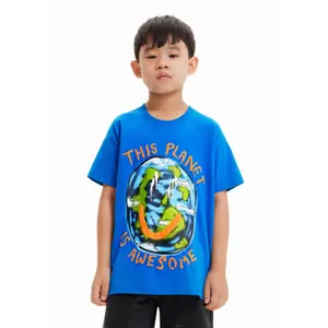 Oversized T-shirt Desigual Planet image-0