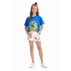 Oversized T-shirt Desigual Planet image-3