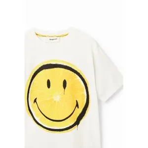 Girl's T-shirt Desigual Courtes Smiley® image-2