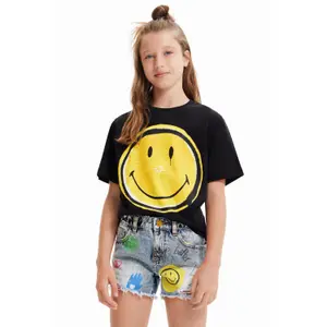 Girl's T-shirt Desigual Courtes Smiley® image-0