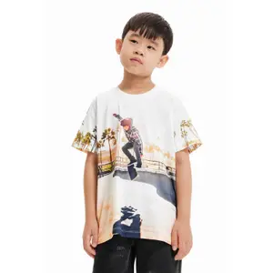 Child's T-shirt Desigual Aqua image-0