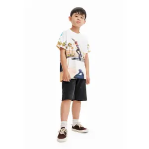 Child's T-shirt Desigual Aqua image-3