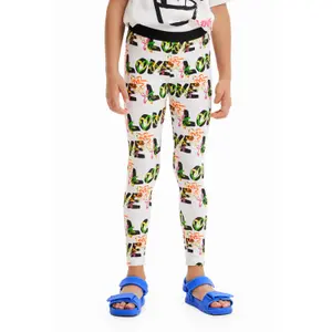Legging flowers love girl Desigual image-0