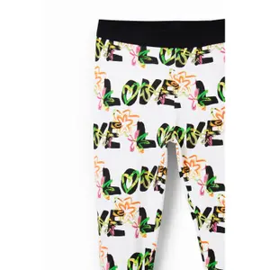 Legging flowers love girl Desigual image-2