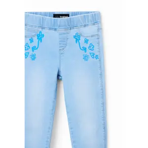 Legging sequinned denim girl Desigual image-2