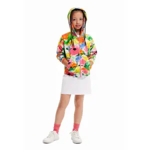 Mädchen-Sweatshirt mit Kapuze und Blumen in Oversize-Optik Desigual image-2