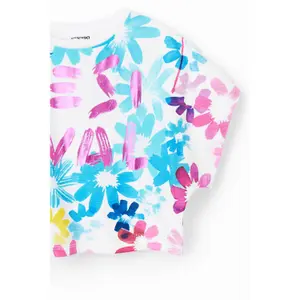 T-shirt court fleurs fille Desigual image-2