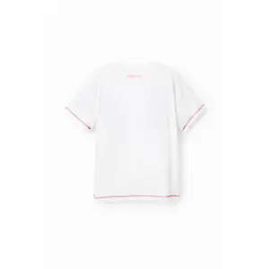 Sequined t-shirt girl Desigual Panthère Rose image-1