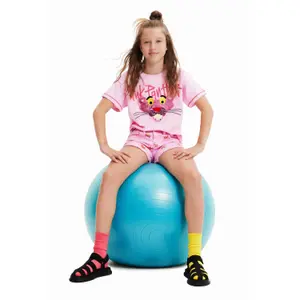 Sequined t-shirt girl Desigual Panthère Rose image-3