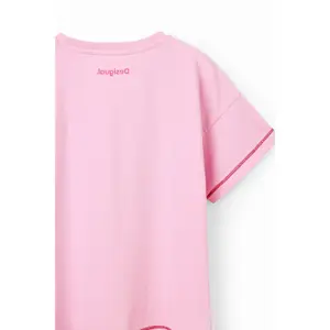 Sequined t-shirt girl Desigual Panthère Rose image-5