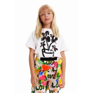 Girl's T-shirt Desigual Plante image-0