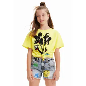 Girl's T-shirt Desigual Plante image-0
