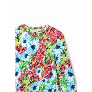 Girl's long-sleeved floral T-shirt Desigual image-2