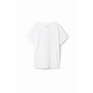 Girl's glitter heart t-shirt Desigual image-1