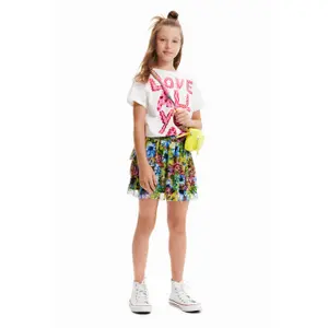 Girl's T-shirt Desigual Laya image-3