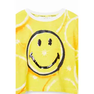 Girl's T-shirt Desigual Smiley Limon image-2