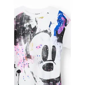 Girl's T-shirt Desigual Mickey Splash image-2