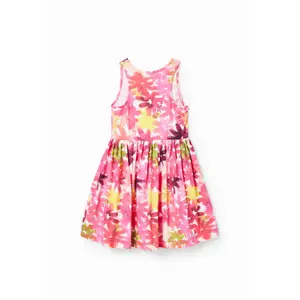 Short dress watercolor flowers girl Desigual image-0