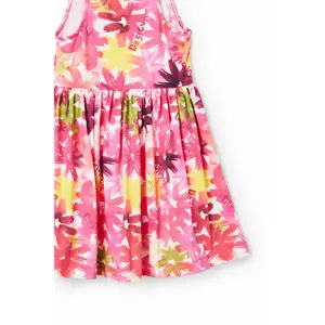 Short dress watercolor flowers girl Desigual image-3