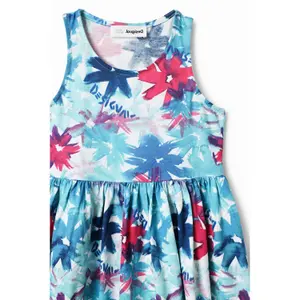 Short dress watercolor flowers girl Desigual image-2