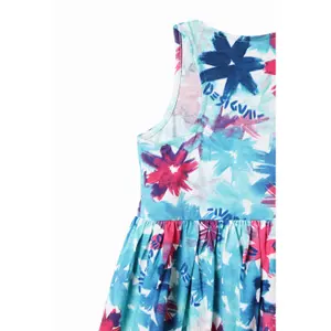Short dress watercolor flowers girl Desigual image-3