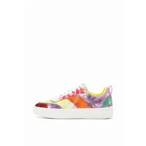 Plateau-Sneakers für Damen Desigual Patchwork